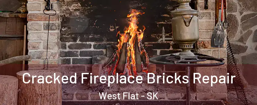 Cracked Fireplace Bricks Repair West Flat - SK