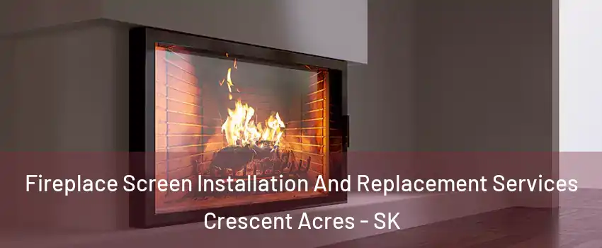 Fireplace Screen Installation And Replacement Services Crescent Acres - SK