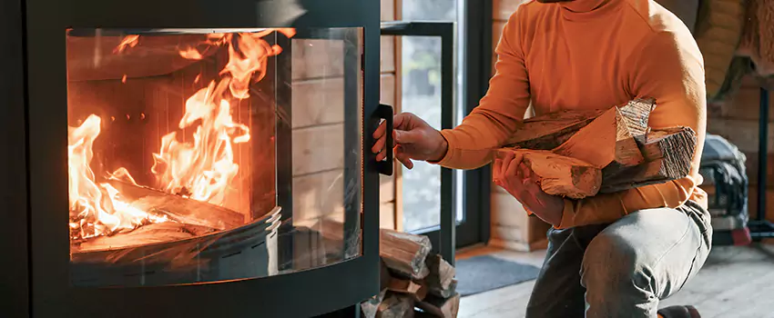 Residential Fireplace Ceramic Glass Installation in Prince Albert, SK
