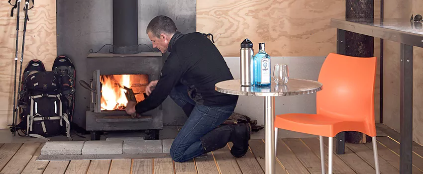 Open Hearth Wood Fireplace Installation in Prince Albert, SK