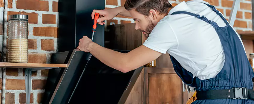 Old Rusted Metal Fireplace Repair And Replacement in Prince Albert, SK