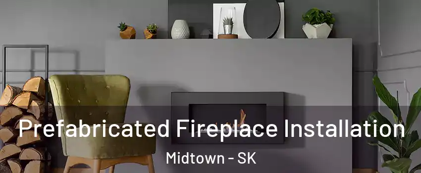  Prefabricated Fireplace Installation Midtown - SK